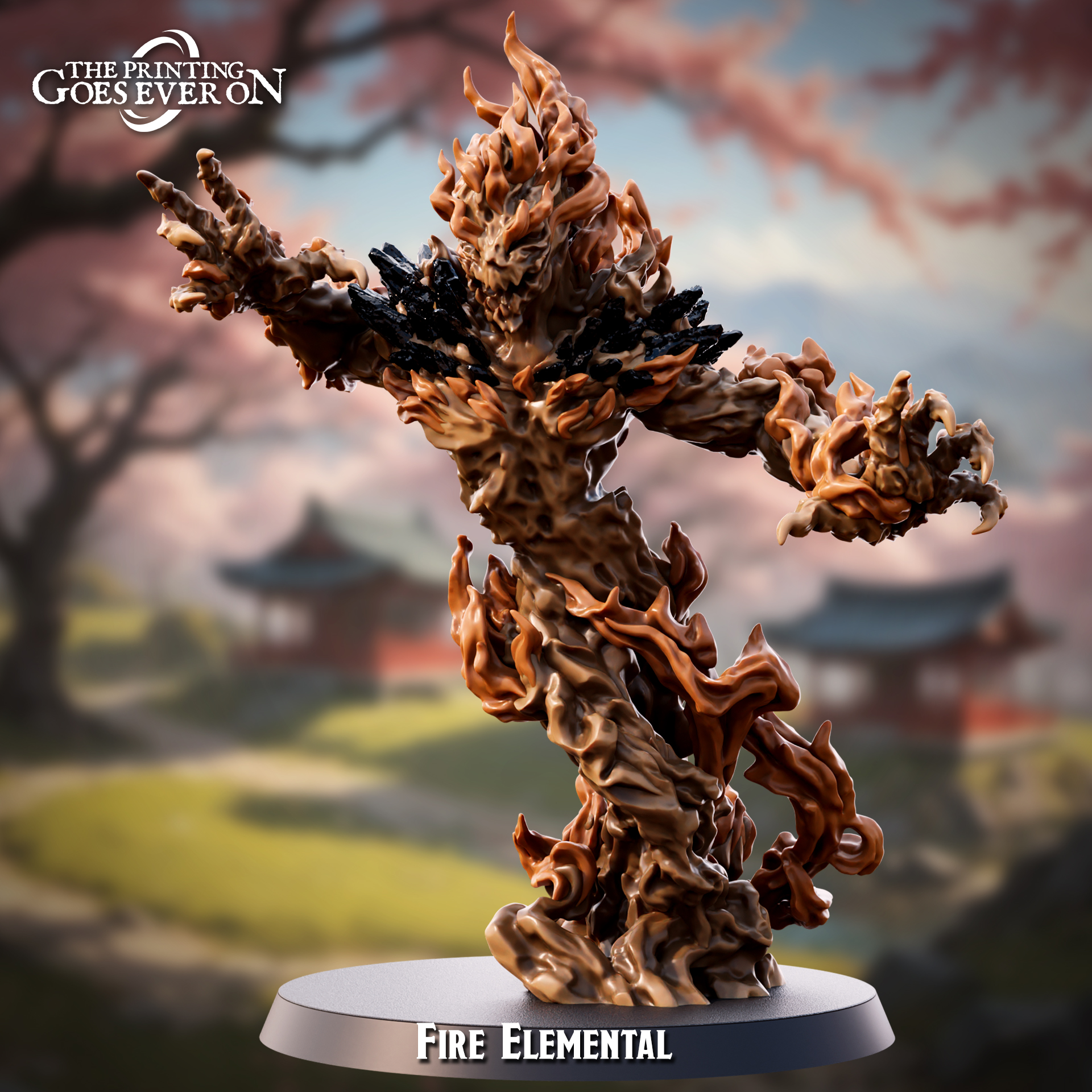 Fire Elemental - Presupported